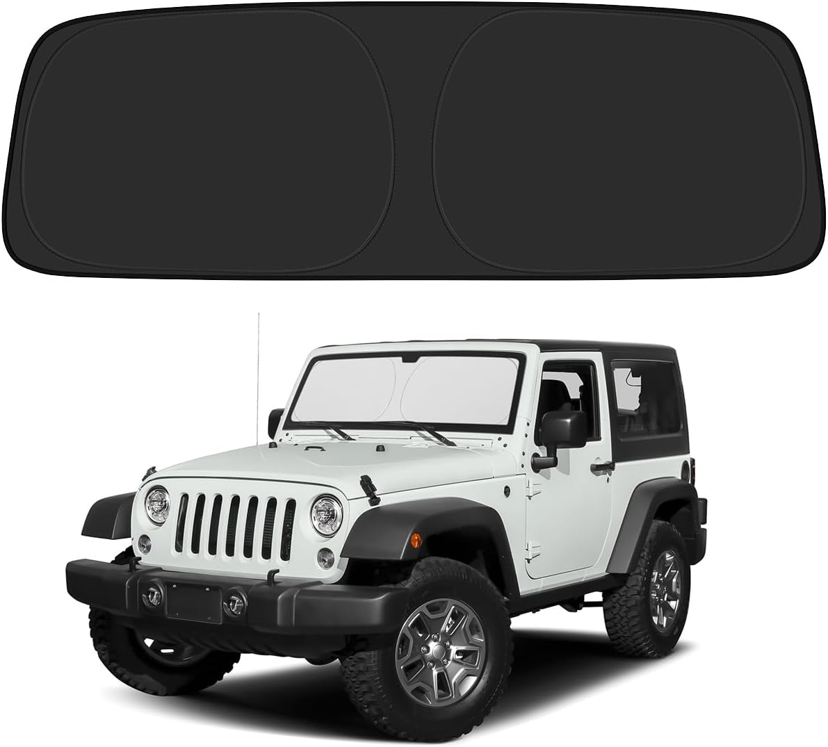 Outdoor Camping Jeep - フロントガラスサンシェード ジープラングラー TJ JK JL &