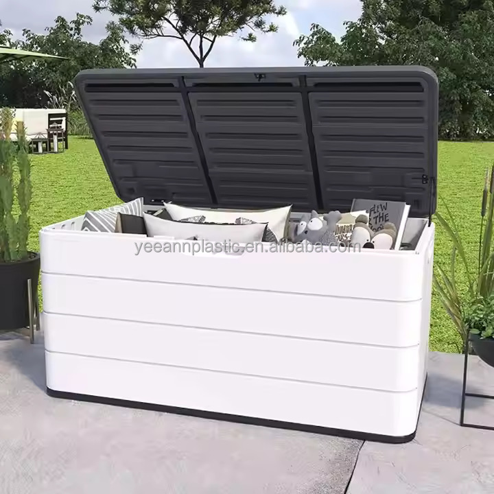 Outdoor Camping Storage Box - プラスチック製屋外パティオ家具キャンプツールオーガナイザー巨大シューズ収納ボックス