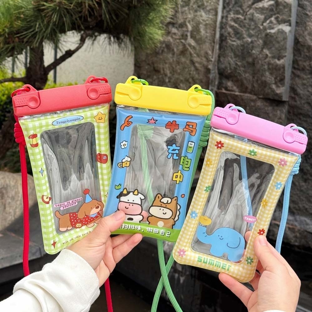 Dry Bag Waterproof - ショルダーポーチ 調節可能なストラップ 防水電話ポーチ 軽量 密閉型クロスボディ ドライバッグ