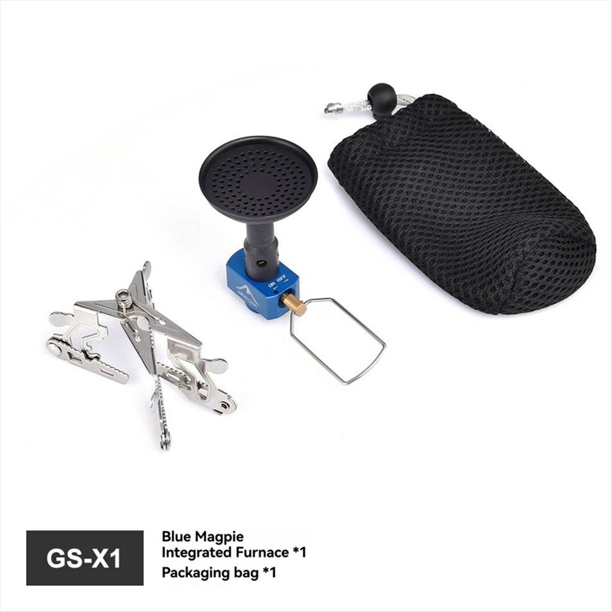 Outdoor Camping Outlet - ABJV アウトドアキャンプ用ガスバーナー 3300W イグナイター付き - キャンプやサバイバル用のポータブルストーブ