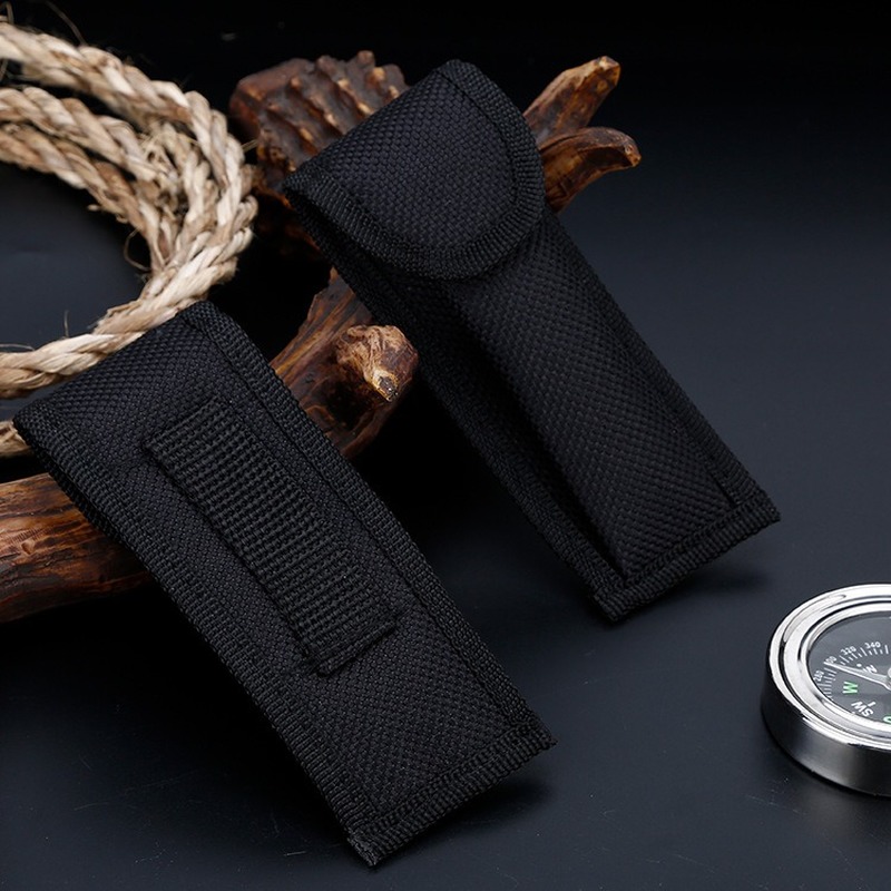 Camping Knife Multi-Tool - 1PC オックスフォードナイロン折りたたみナイフスリーブ包装屋外キャンプハイキングナイロンケースアーミーナイフカバーキャンプギア