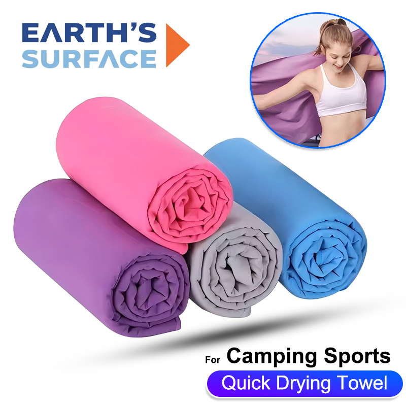 Camp Towel Microfiber - 速乾性スポーツタオル 40X80CM 50X120CM マイクロファイバー ランニング ヨガ