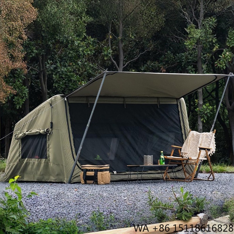 Outdoor Camping Furniture - 屋外自動膨張式キャンプテント キャンプパーティー 四季対応 防水 防炎 コットン製寝台