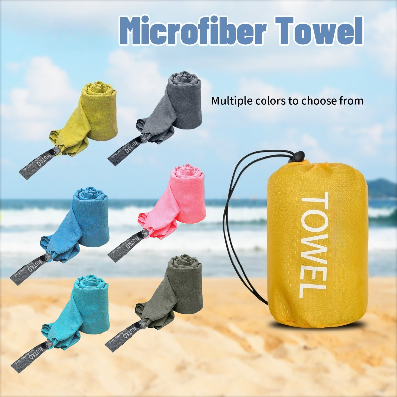 Camp Towel Microfiber - マイクロファイバー速乾キャンプ・旅行・ジム用タオル。 コンパクトで超吸収性があり、軽量で速乾性があります。 ビーチ、入浴、ハイキングに適しています。