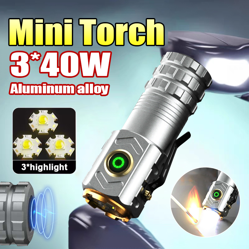 Outdoor Camping Adventures - 超強力スポットライト点火懐中電灯ミニ懐中電灯強力な磁石ミニ LED トーチ屋外キャンプ冒険