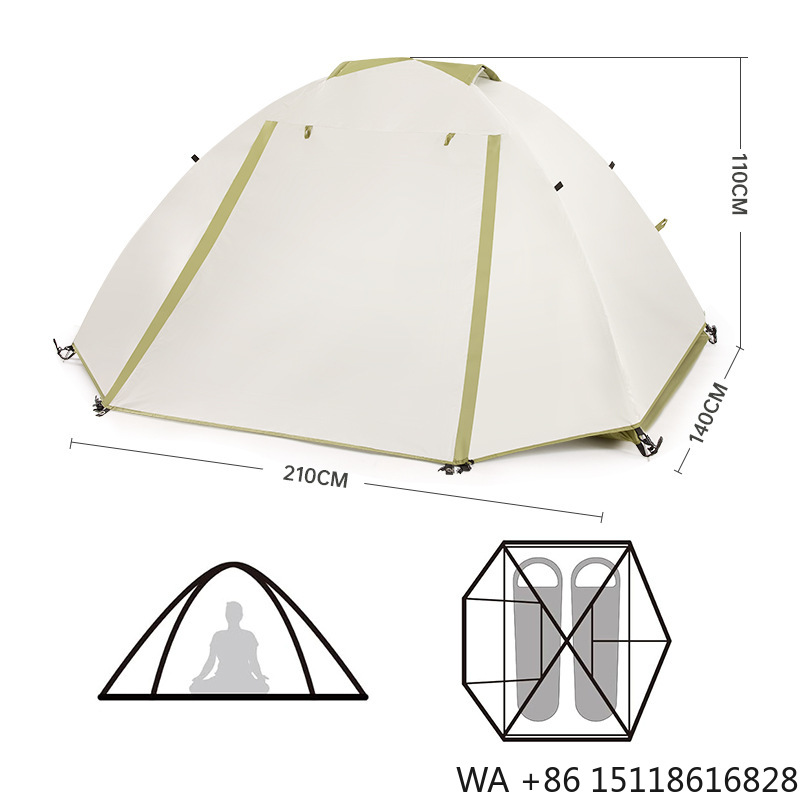 Outdoor Camping Furniture - ハイキング、登山、トレッキング、キャンプ用テント、二層構造、防水、三季対応、軽量アルミポール、宿泊用