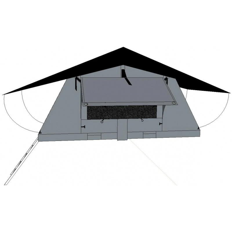 Outdoor Camping Tent Waterproof - 工場直販 高品質 - 4人用 4X4 オフロード