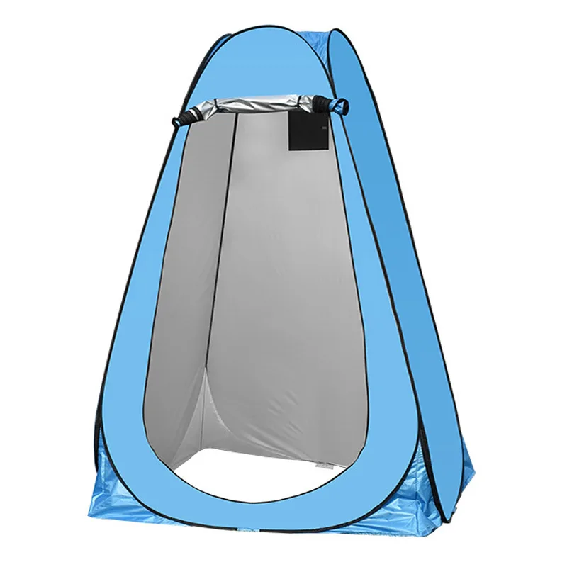 Outdoor Camping Toilet Tent - 入浴テント、更衣テント、移動式トイレ、屋外シャワー、キャンプ用クイックオープン式、屋外用、浴室不要