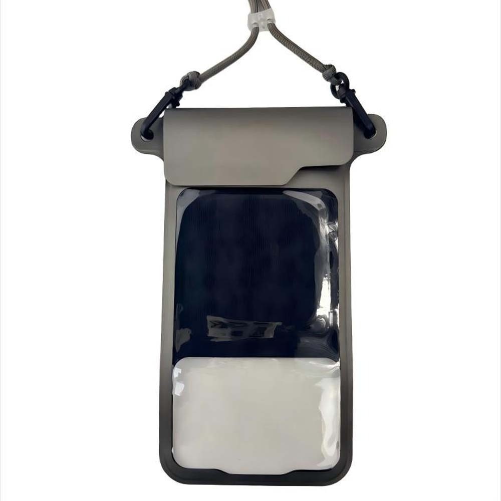 Dry Bag Waterproof - 調節可能なストラップ付き防水電話ポーチ 軽量密閉型クロスボディドライバッグ ソリッドカラーABS透明ハンギングネックバッグ
