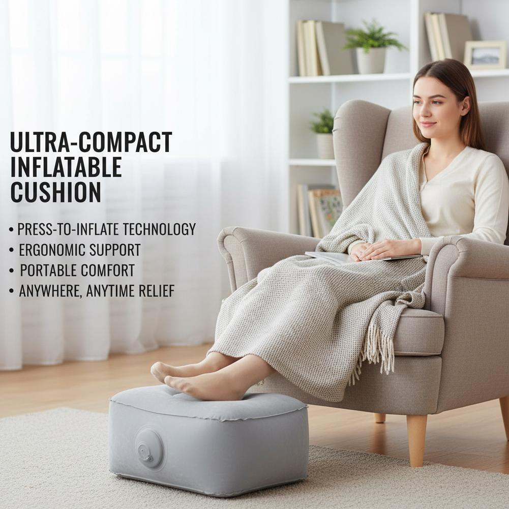 プレス式インフレータブルクッション フットレスト用 車旅行用 - Outdoor Camping Carpet のレビューと価格