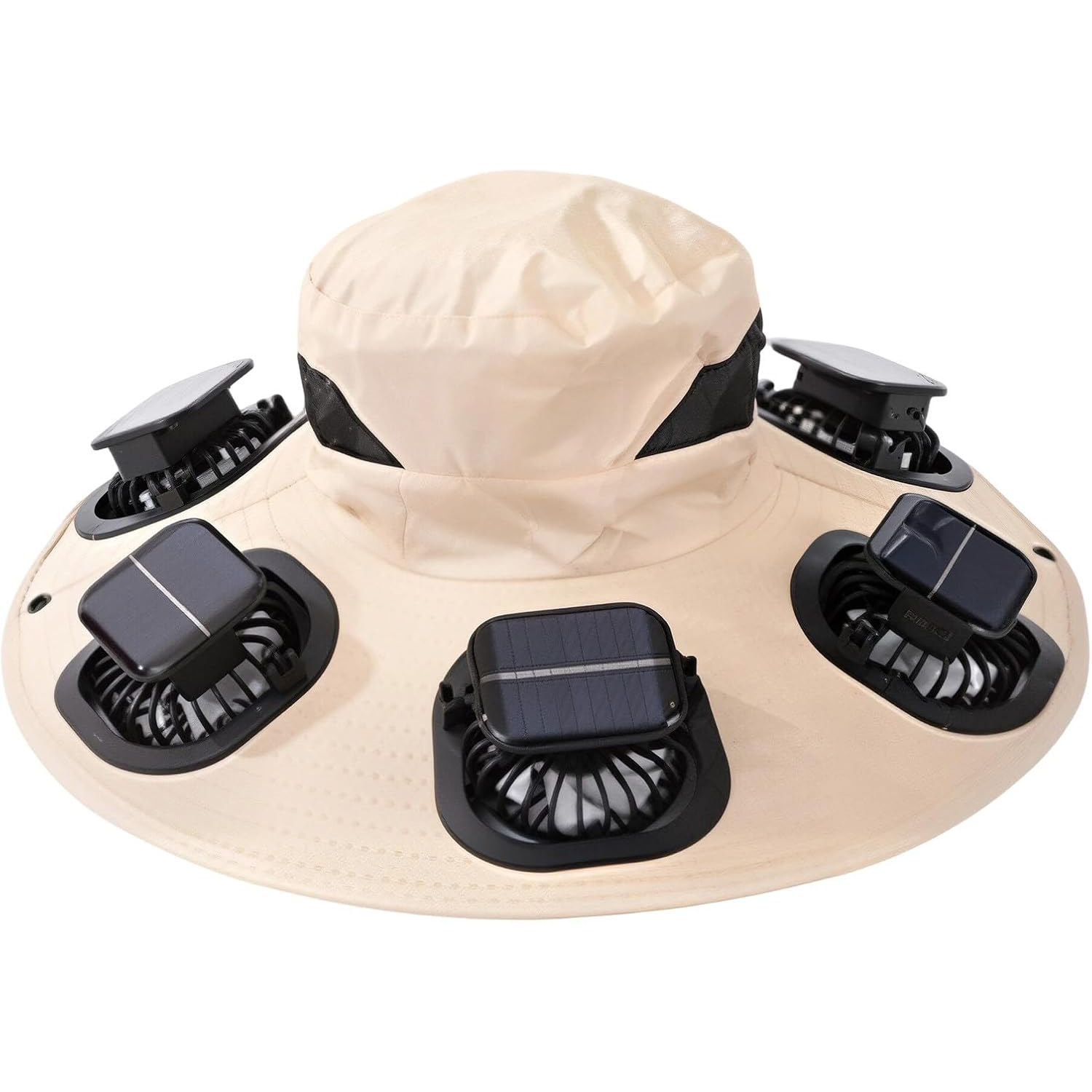 2026年ホットサマー6ファンバイザーキャップソーラーファン - Outdoor Camping Ventilator のレビューと価格