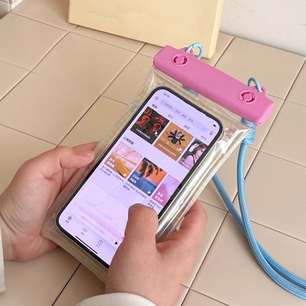 調節可能なストラップ付き防水電話ポーチ軽量漫画動物プリントク - Dry Bag Waterproof のレビューと価格