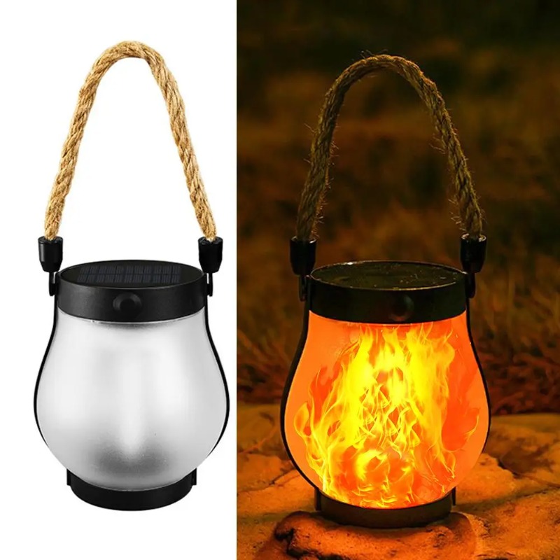 ソーラーフレームランプUSB充電式キャンプライト吊り下げ式中 - Camping Solar Lantern のレビューと価格