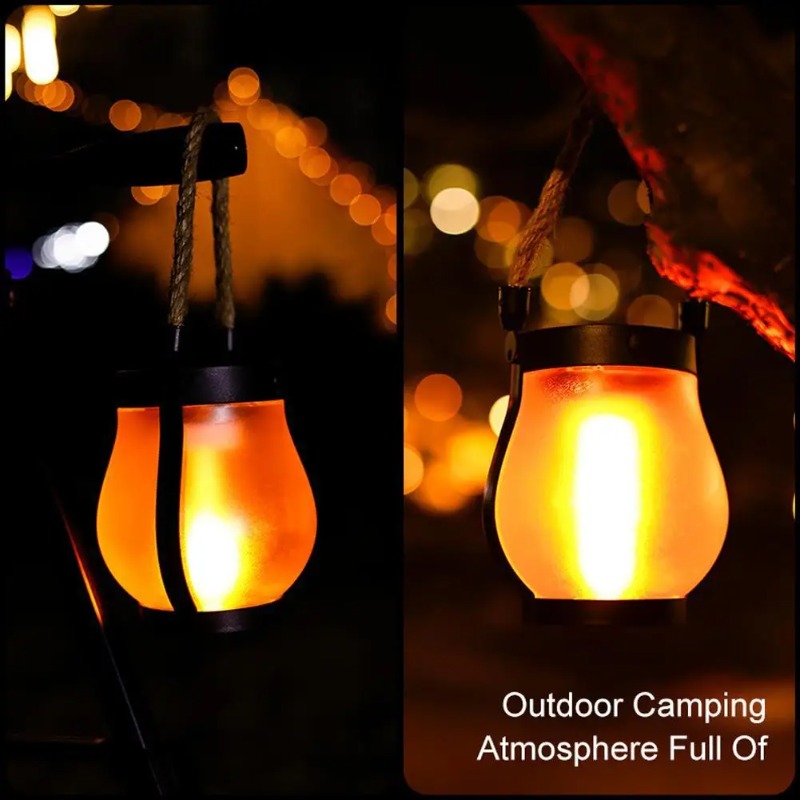 ソーラーフレームランプUSB充電式キャンプライト吊り下げ式中 - Camping Solar Lantern のレビューと価格