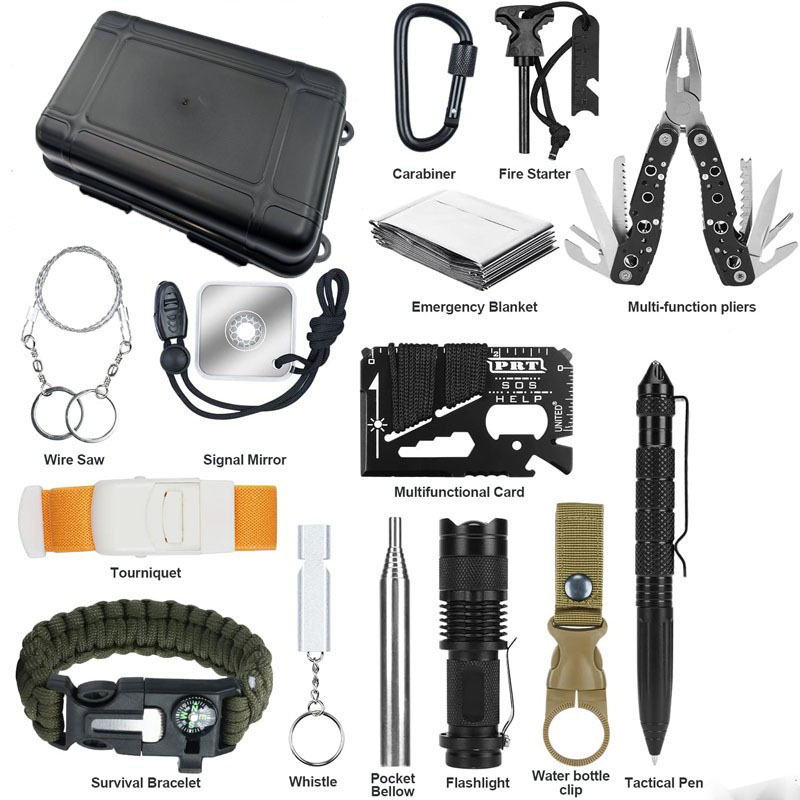 ホンルイDIYコンパクトポータブル耐衝撃サバイバルギア緊急ツ - Outdoor Camping Adventures のレビューと価格