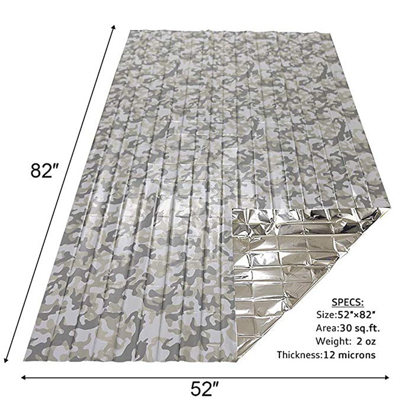 1 個緊急サーマルブランケット折りたたみ防水防風応急処置マッ - Outdoor Camping Carpet のレビューと価格