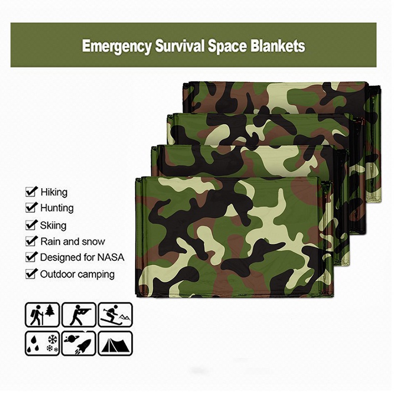 1 個緊急サーマルブランケット折りたたみ防水防風応急処置マッ - Outdoor Camping Carpet のレビューと価格