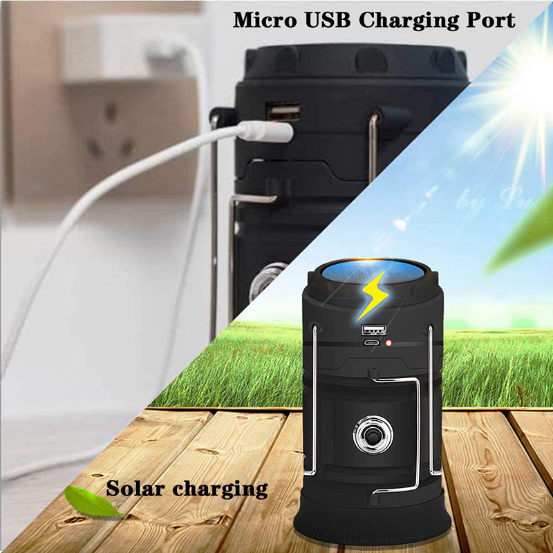RTS ポータブル多機能防水キャンプランプ USB充電式LE - Camping Solar Lantern のレビューと価格