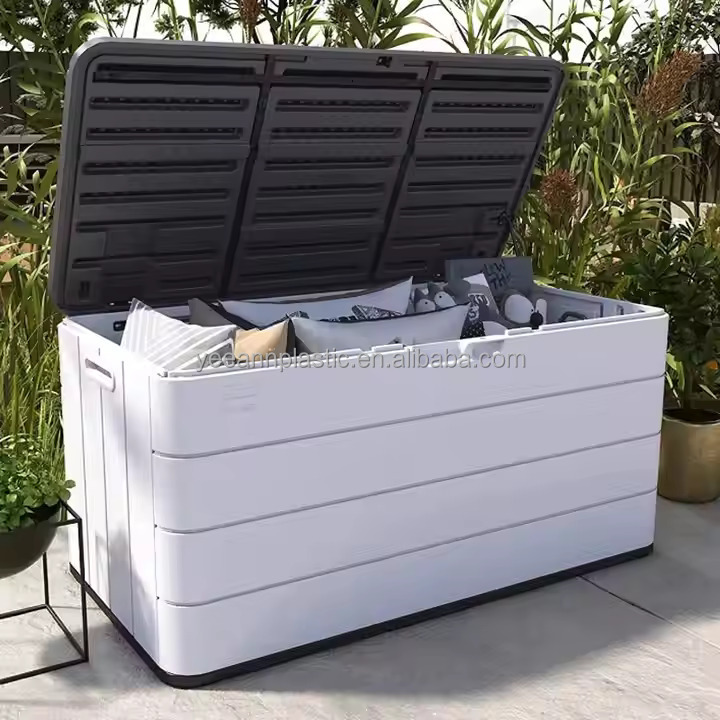 プラスチック製屋外パティオ家具キャンプツールオーガナイザー巨 - Outdoor Camping Storage Box のレビューと価格