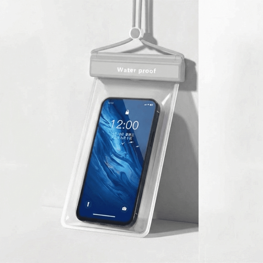 タッチスクリーン防水電話バッグソリッドカラーハンギングロープ - Dry Bag Waterproof のレビューと価格