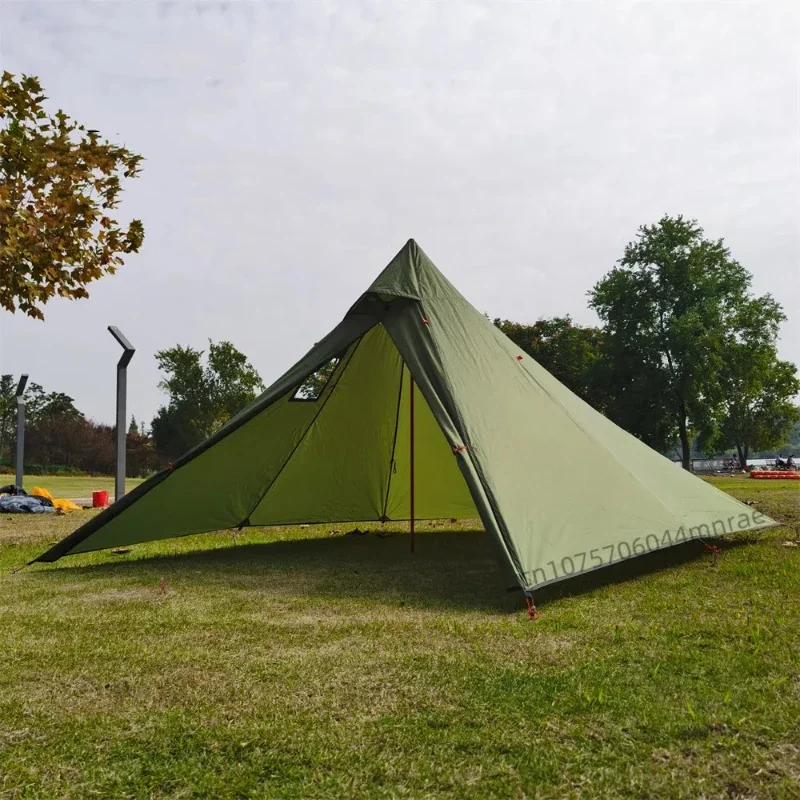 煙突付き四面キャンプテント、薪ストーブ用ピラミッド型ホットテ - Outdoor Camping On Youtube のレビューと価格