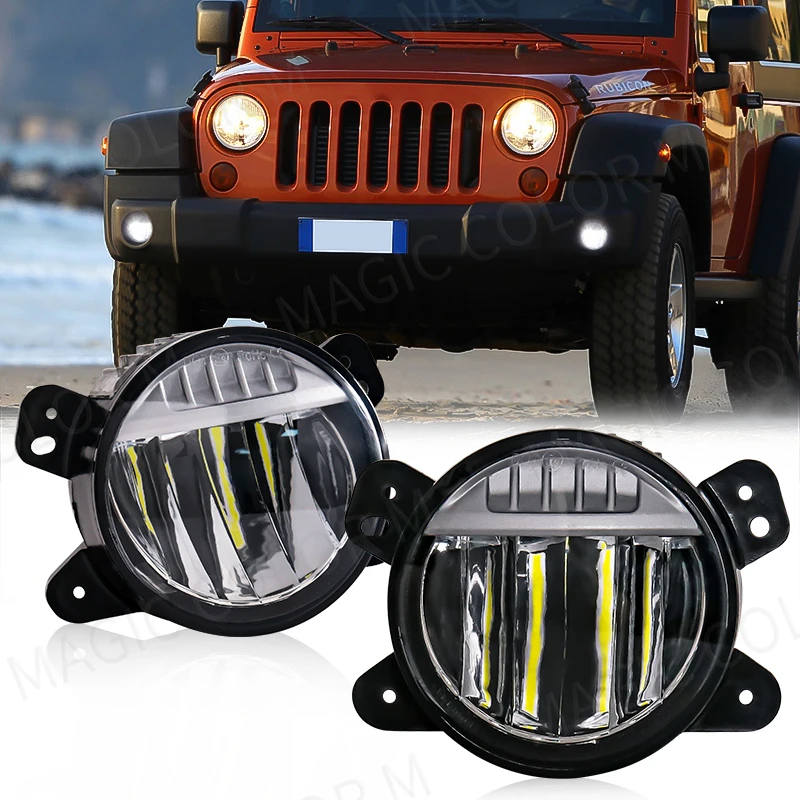 LEDフォグライト,フロントバンパー,車のアクセサリー,jl - Outdoor Camping Jeep のレビューと価格