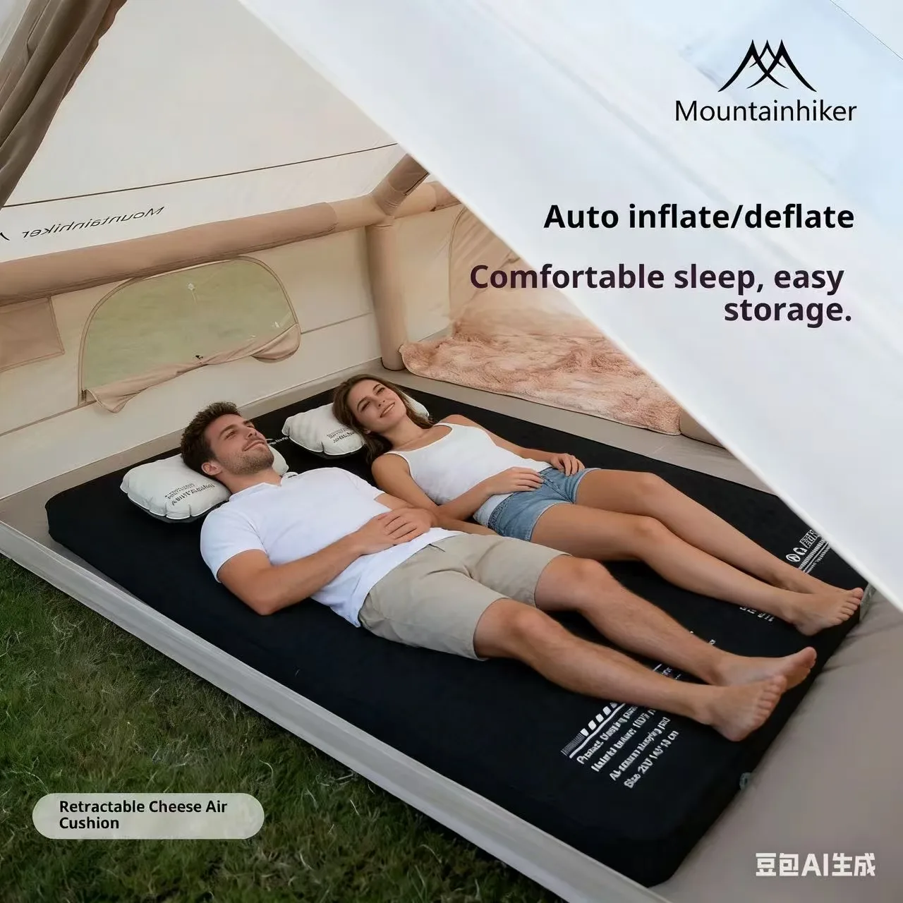 MOUNTAINHIKER インフレータブルマットレス チー - Outdoor Camping Carpet のレビューと価格