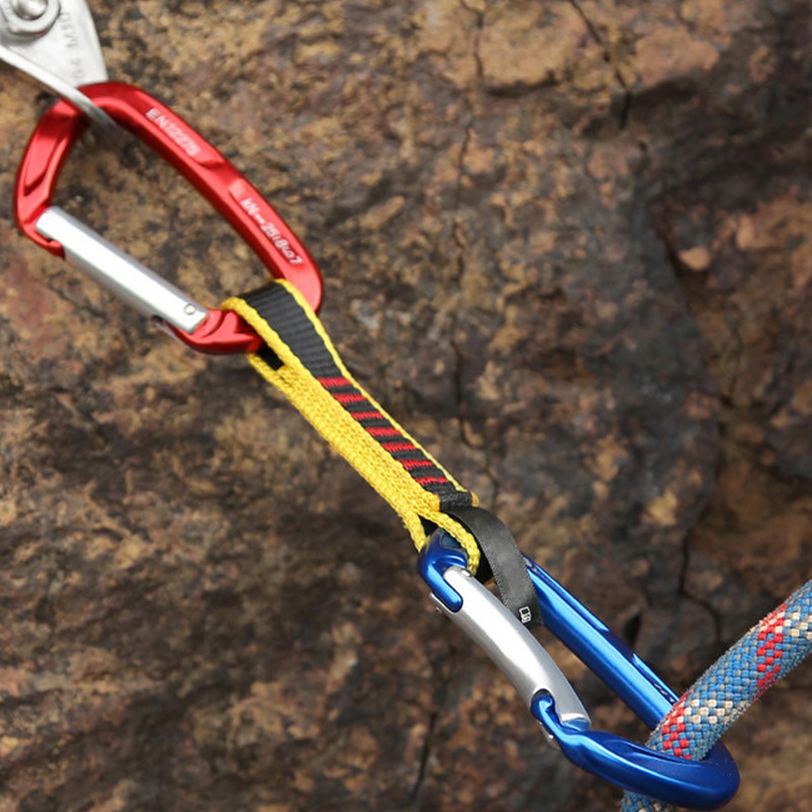 クイックドロー クライミング クライミング カラビナ アクセ - Outdoor Camping Adventures のレビューと価格