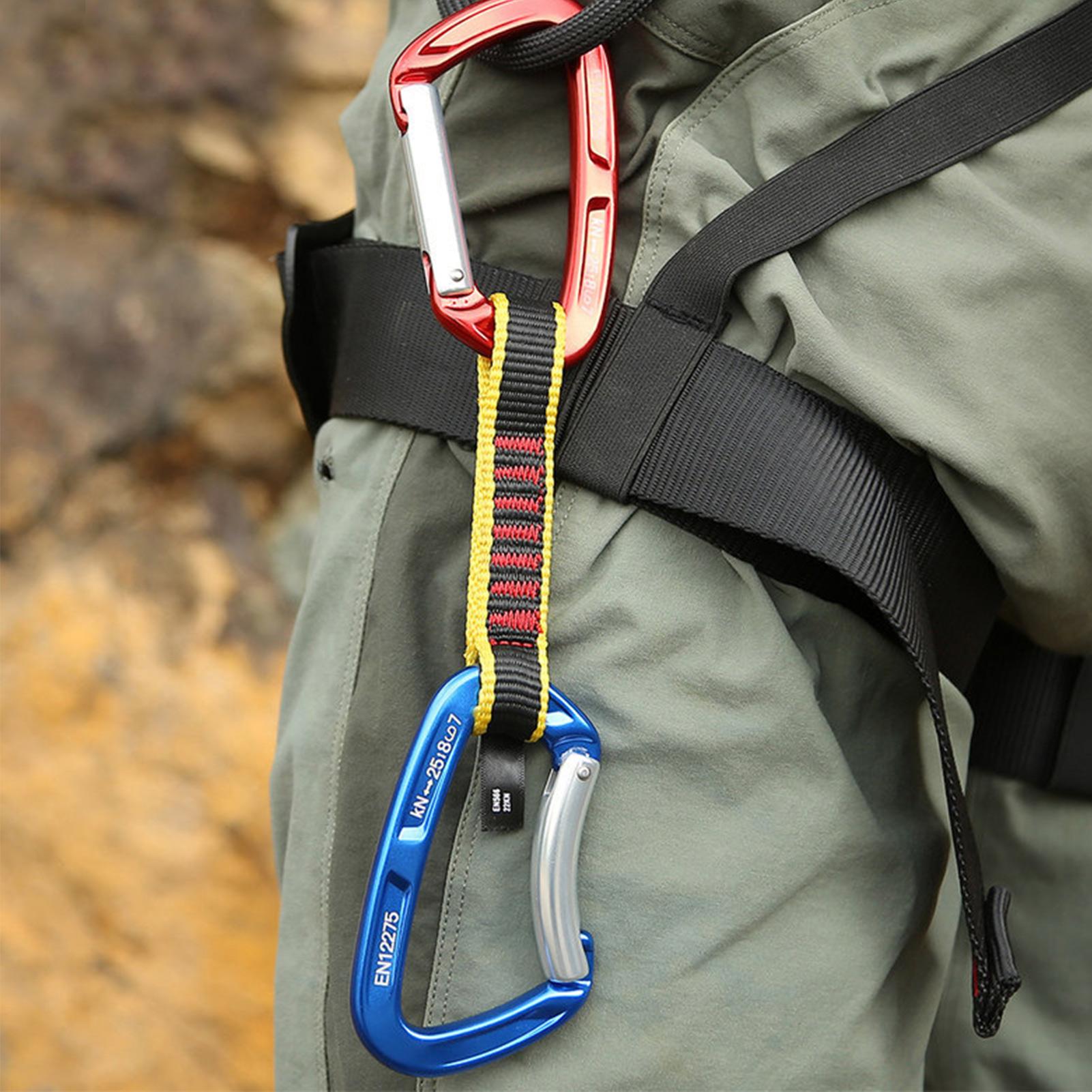 クイックドロー クライミング クライミング カラビナ アクセ - Outdoor Camping Adventures のレビューと価格