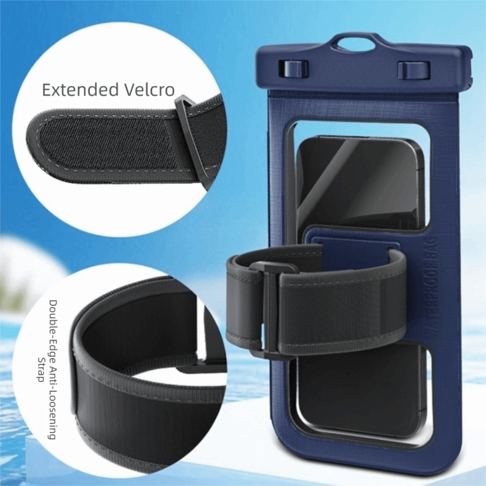 調節可能なストラップ付き防水スマホポーチアームバンド軽量ドラ - Dry Bag Waterproof のレビューと価格