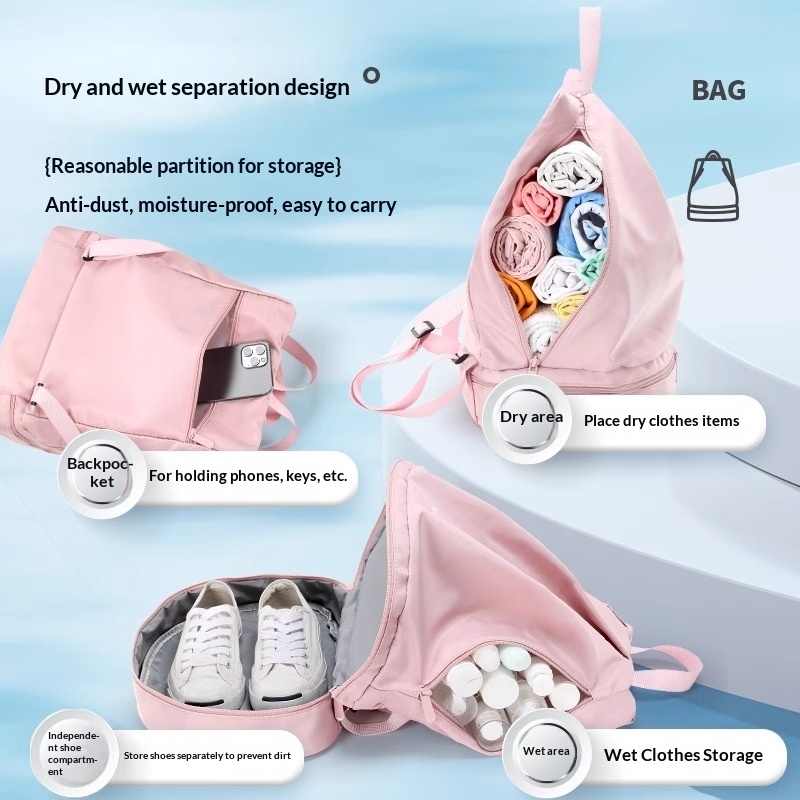 ウェットドライ分離スイミングバックパック、独立したシューズコ - Dry Bag Waterproof のレビューと価格