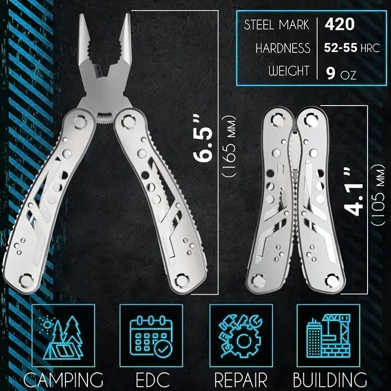 24in1マルチツール オールインワン多機能ギア ナイフ・プ - Camping Knife Multi-Tool のレビューと価格