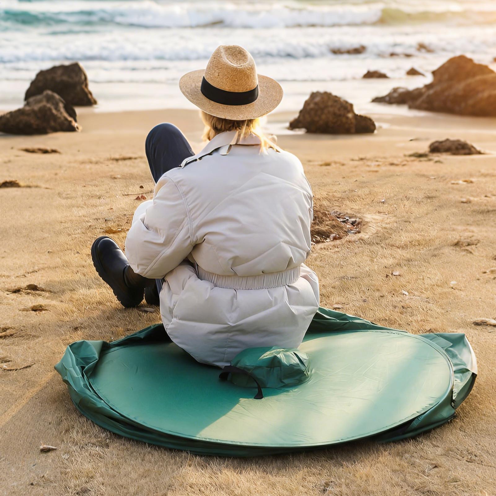 キャンプ用トイレテント ポータブル コンパクト 折りたたみ式 - Outdoor Camping Toilet Tent のレビューと価格