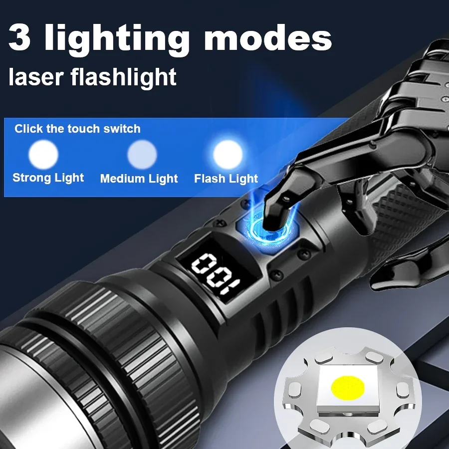 超高輝度充電式懐中電灯、キャンプ、ハイキング、釣り、屋外緊急 - Outdoor Camping Adventures のレビューと価格