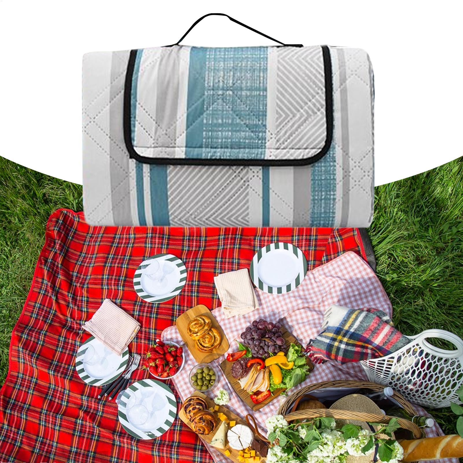 ピクニックブランケット屋外キャンプラグ防水ノンスリップ折りた - Outdoor Camping Decke のレビューと価格