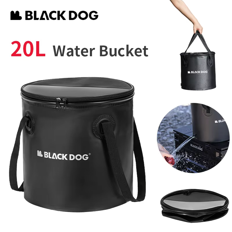ブラックドッグ 折りたたみ式 水桶 蓋付き 排水口付き 20 - Outdoor Camping Outlet のレビューと価格