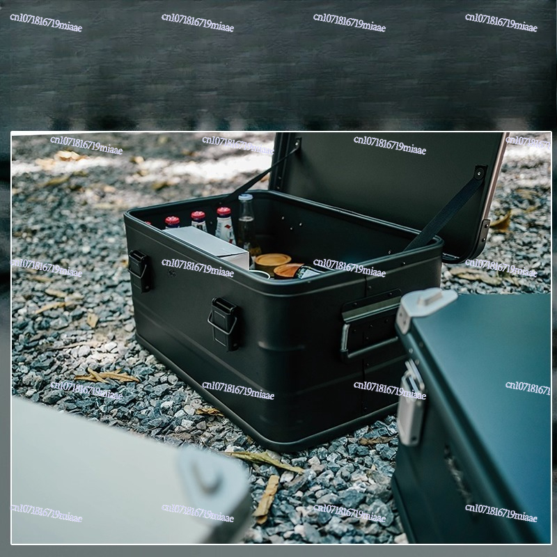 車のトランク、キャンプ用収納ボックス、アルミニウムマグネシウ - Outdoor Camping Storage Box のレビューと価格