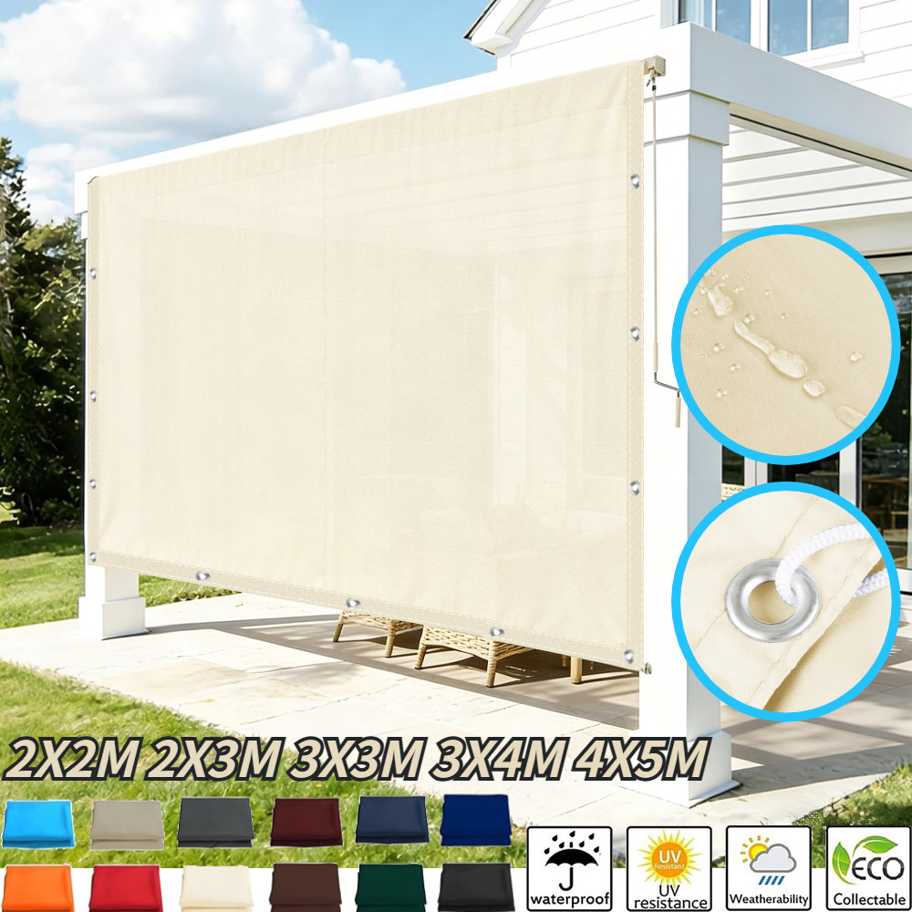 5x4m 4x3m 3x2m ガーデンサンシェードセイルネッ - Outdoor Camping Tent Waterproof のレビューと価格