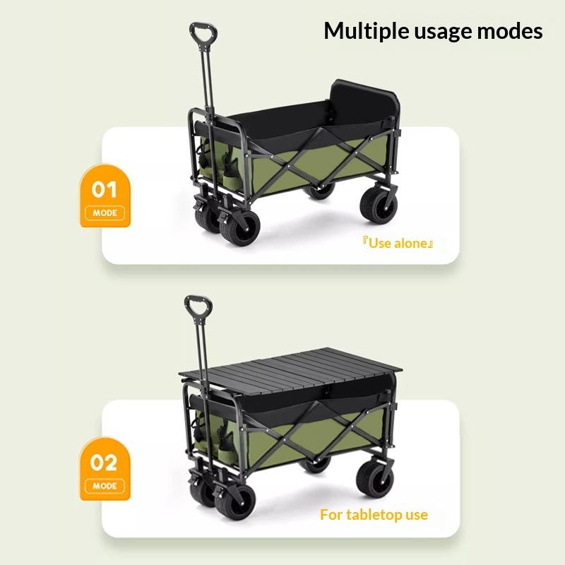 工場直売 四輪プラットフォーム キャンプ用ユーティリティワゴ - Outdoor Camping Furniture のレビューと価格