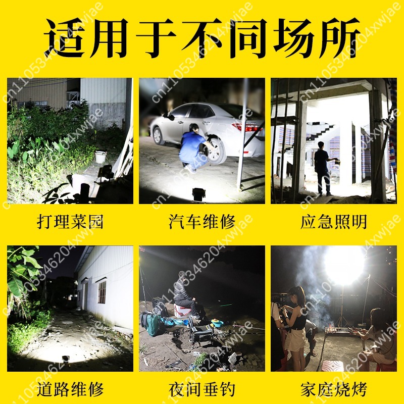 ポータブル防水LED投光器、充電式、停電時の緊急照明、屋外キ - Outdoor Camping Jobs のレビューと価格
