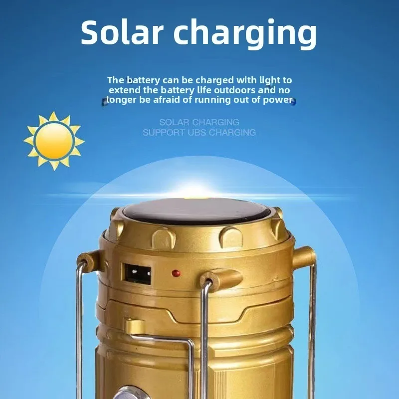 屋外馬ライトキャンプライトソーラー充電 LED キャンプテン - Camping Solar Lantern のレビューと価格