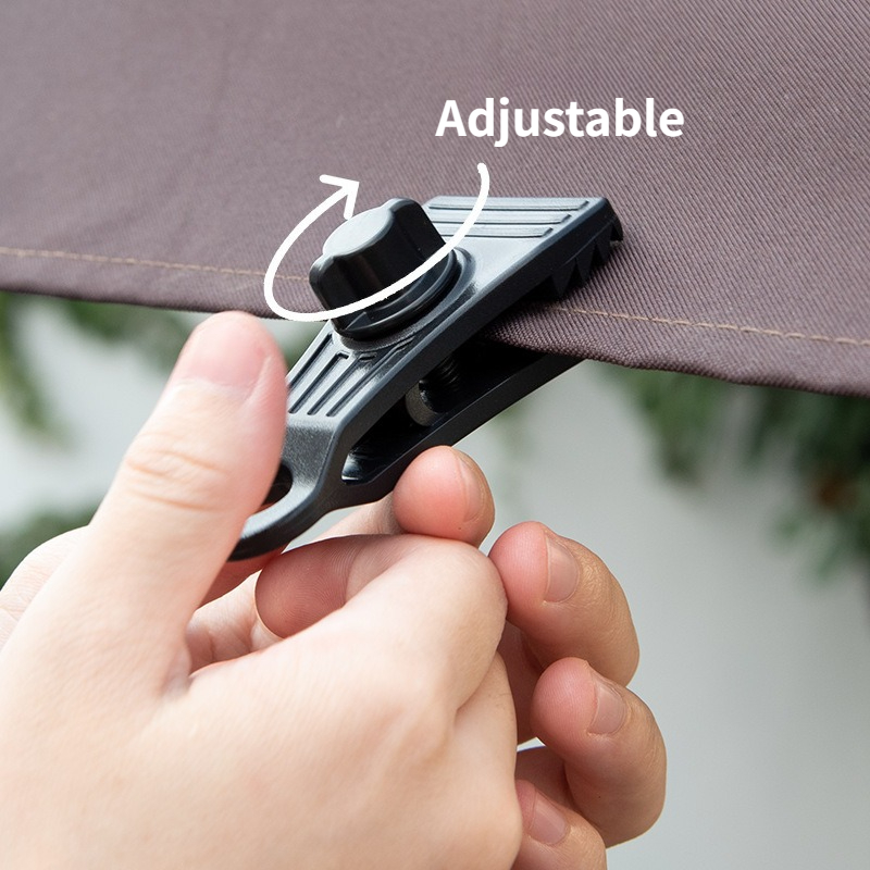 10個入り屋外テントクリップ、防風固定クリップ、キャンプ用ヘ - Outdoor Camping Guy のレビューと価格