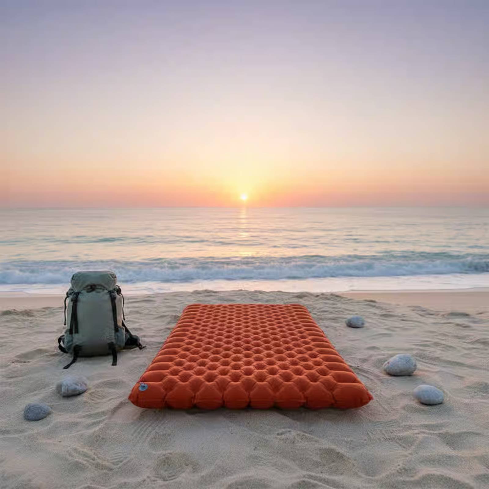 インフレータブルキャンプマットナイロン TPU インフレータ - Outdoor Camping Mattress のレビューと価格