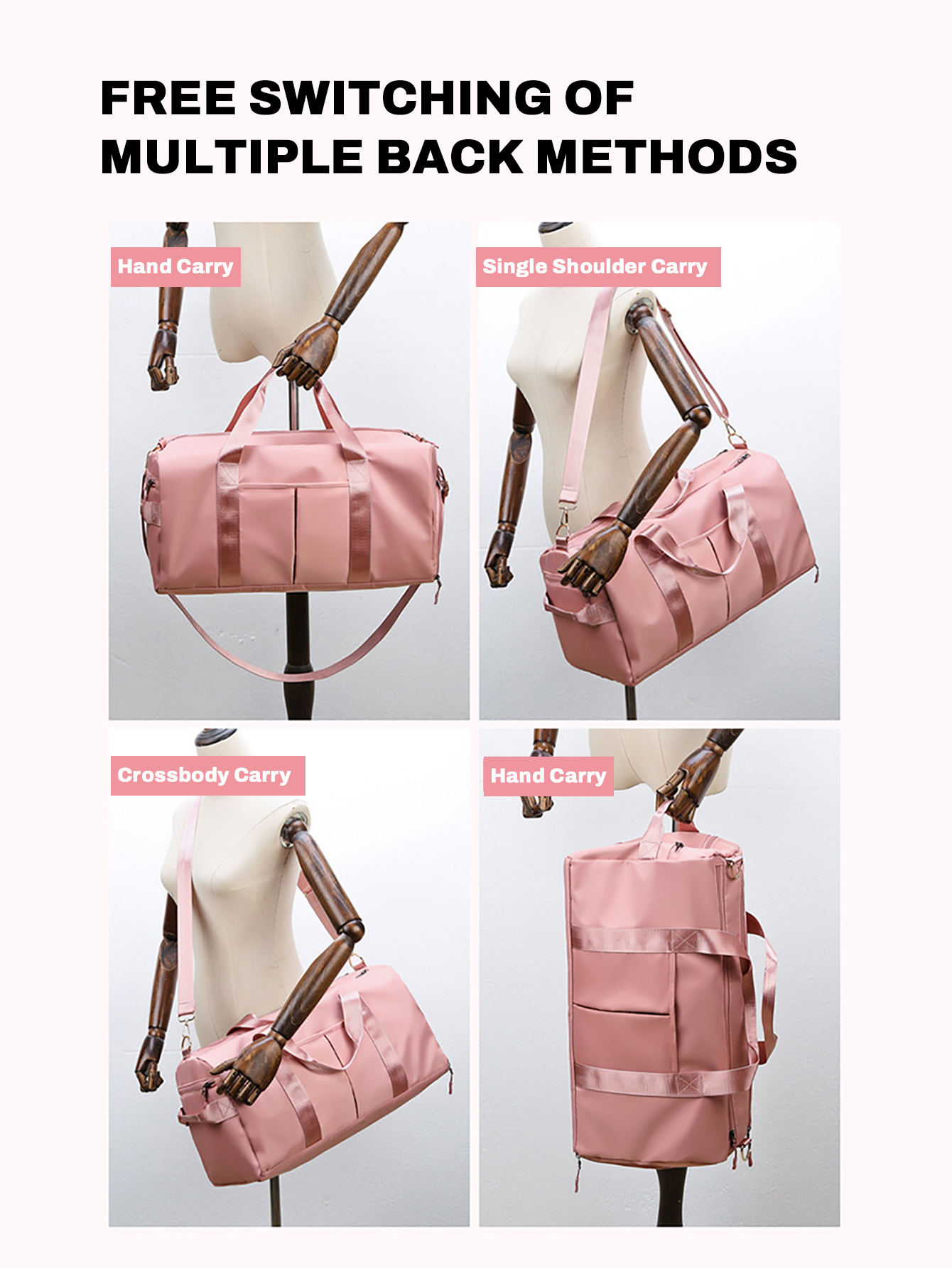 カスタム刺繍入り防水ドライ＆ウェット分離ジムトラベルバッグ、 - Dry Bag Waterproof のレビューと価格