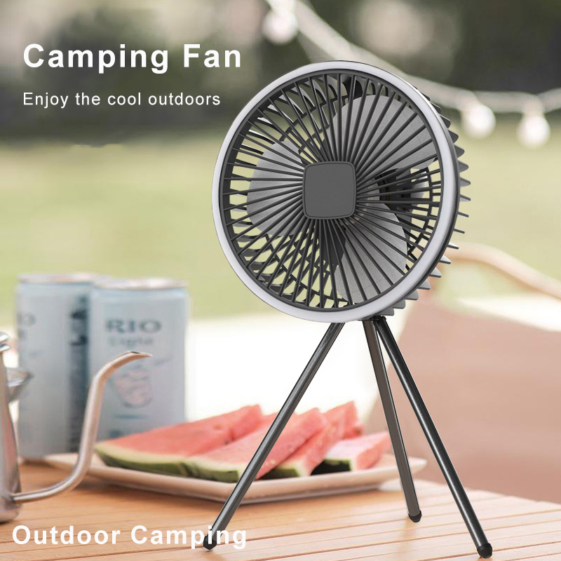 ポータブルキャンプファン 10000mAh 5000mAh  - Outdoor Camping Ventilator のレビューと価格