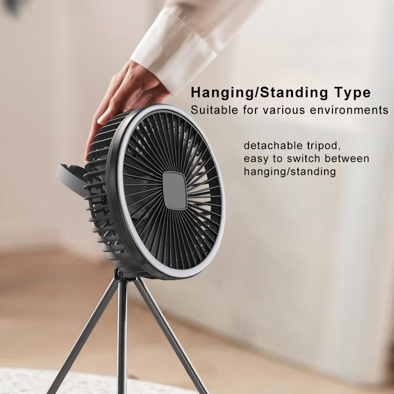 ポータブルキャンプファン 10000mAh 5000mAh  - Outdoor Camping Ventilator のレビューと価格