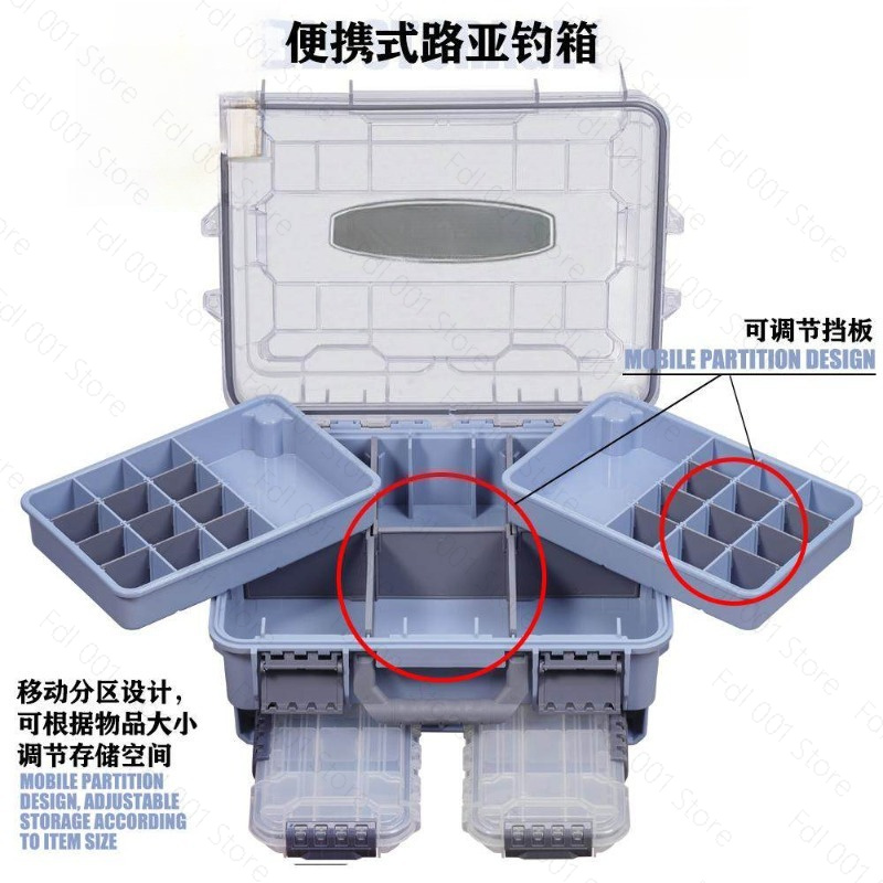 釣り道具箱 大容量 ポータブル 多機能 防水 餌アクセサリー - Outdoor Camping Storage Box のレビューと価格