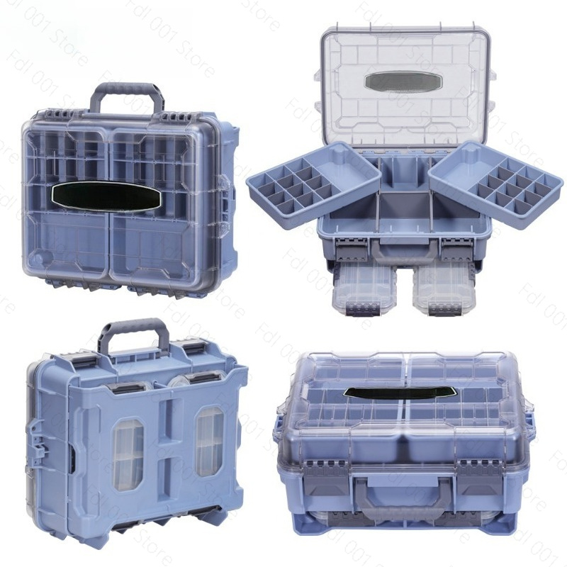 釣り道具箱 大容量 ポータブル 多機能 防水 餌アクセサリー - Outdoor Camping Storage Box のレビューと価格