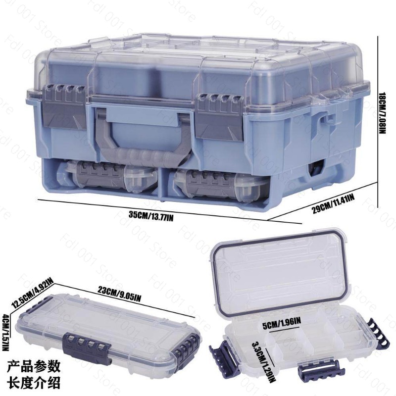 釣り道具箱 大容量 ポータブル 多機能 防水 餌アクセサリー - Outdoor Camping Storage Box のレビューと価格