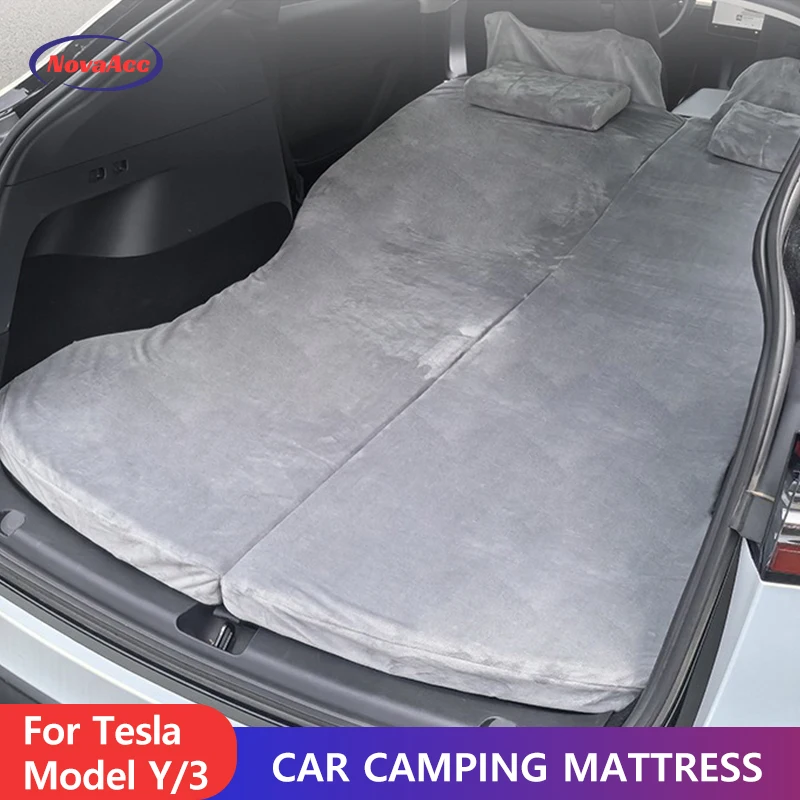 テスラ モデルY/モデル3用 車中泊マットレス 高密度MDI - Outdoor Camping Carpet のレビューと価格